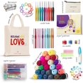 thumbnail image 2 of shiyou-Crochet Kit for Beginners Adults & Kids – 80 Piece Set, 25 Color Yarns, Comprehensive Project Guidebook, Bonus Accessories, 2 of 4