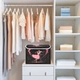 thumbnail image 5 of Iauyy Large Storage Box with Lid - Foldable Home Storage Bins for Clothes Toy Holiday Decor, Cartoon Couple (42*32*30cm), 5 of 6