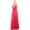 Fuchsia/Red, variant on Evanese Women's Elegant Sleeveless Evening Party Formal Long Dress with Contrast