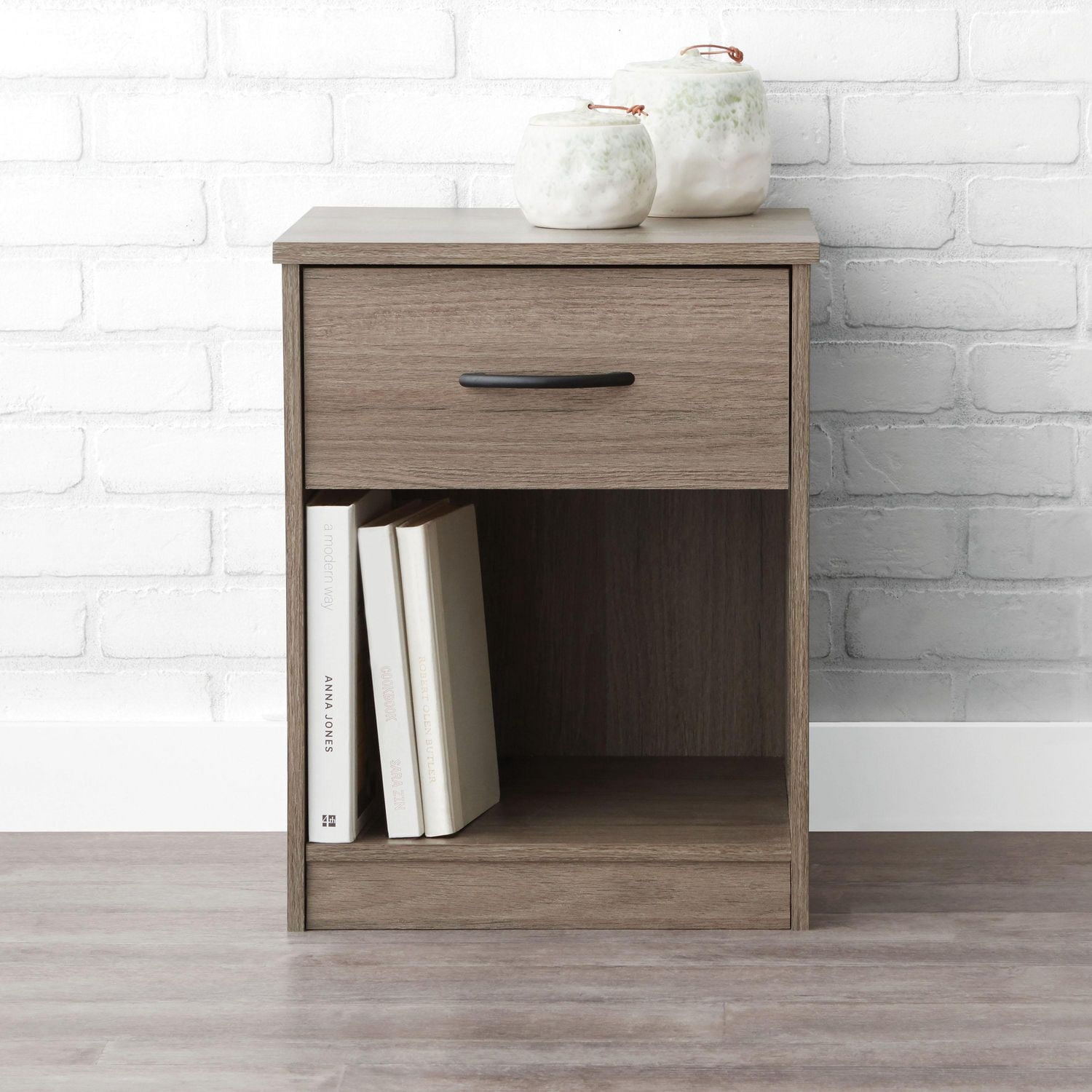 Berkson Nightstand, Rustic Oak