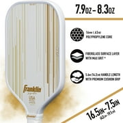 Franklin Sports Pro Signature Pickleball Paddles - 16mm Poly Core - Gold