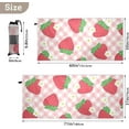 thumbnail image 4 of Coolnut 30x60In Absorbent Quick Drying Beach Towel, Delicate and Easy to Wipe, for Beach Swimming Pools, Bathrooms, Travel and Sports with Mesh Storage Bag-Strawberry Plaid Washcloth Gift, 4 of 7