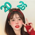 thumbnail image 6 of 2026 Happy New Year Hairband Head Accessory For Adult Children New Year Event, 6 of 10