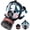 Porsche multifunctional mask + No. 3 small can, variant on Full-face gas mask for spray painting, firefighting, protection from toxic gases, oxygen, pesticide application, and chemical protection