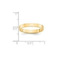 thumbnail image 2 of 14k Yellow Gold 3mm Ltw Flat Band Size 14 Ring, 2 of 4