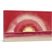 ARTCANVAS Sunrise 1916 Canvas Art Print by Georgia O-Keeffe - Size: 18" x 12" (0.75" Deep)