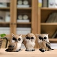 thumbnail image 3 of Gadgetvlot 3PCS Forest Mini Owl Microscopic Gardening Decoration Animal Model Simulation Miniature Landscape Decoration Decoration, 3 of 8