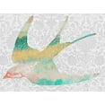 thumbnail image 2 of Goldberger, Jennifer 18x15 Black Ornate Wood Framed with Double Matting Museum Art Print Titled - Patterned Bird IV, 2 of 4