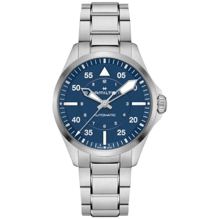Hamilton Khaki Aviation Pilot Auto 39MM Blue Dial Steel Men's Watch