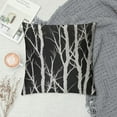 thumbnail image 2 of HENGT  Tree Throw Pillow Cover Abstract Tree in Black and White Decorative Rectangular Pillowcase for Sofa and Bed Couch, 2 of 5