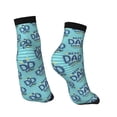 thumbnail image 4 of Bingfone Best Dad Ever Design Patterned Men'S Women'S Casual Cotton Socks, 4 of 9
