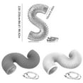 thumbnail image 3 of EIGTHTAIL Tuyau d'Aération de Sécheuse Conduit d'Air Flexible Réglable PVC Robuste Tuyau de Conduit d'Air, 3 of 11