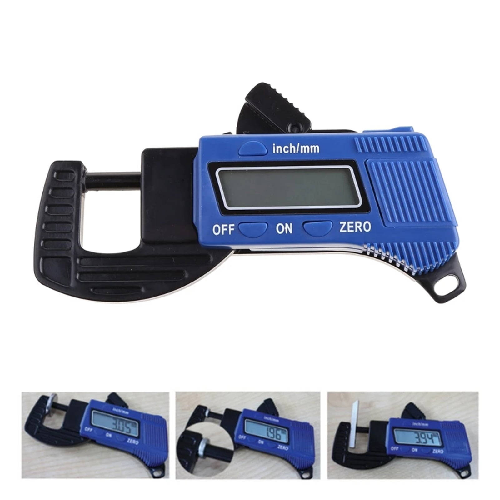 Electronic Digital LCD 0-12.7mm Thickness Caliper Carbon Fiber Micrometer Meter Instrument Accessories ,Precision Measuring