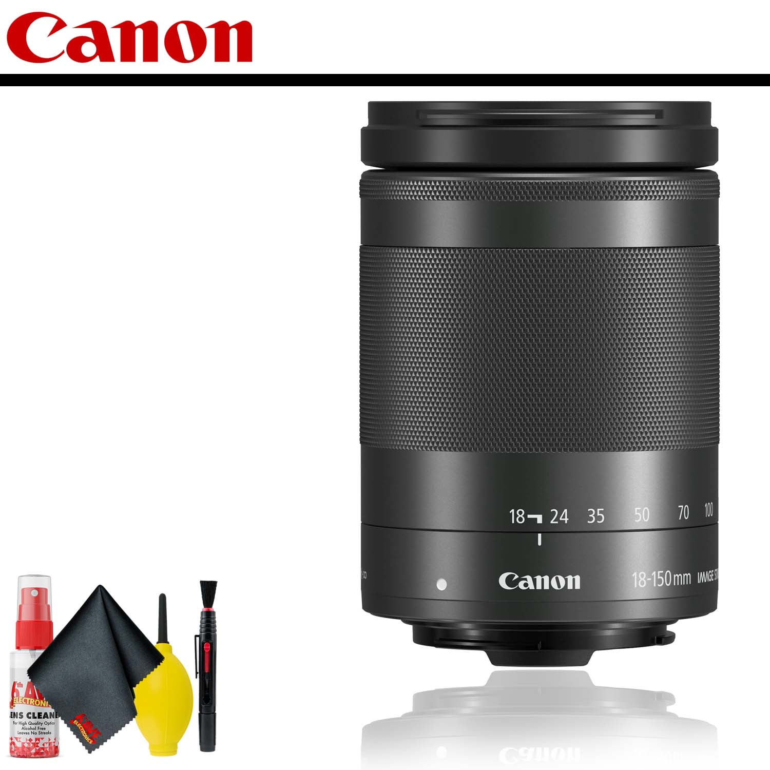 Canon Ef M 18 150mm F 3 5 6 3 Is Stm Lens Graphite With Cleaning Kit Walmart Com Walmart Com Canon Ef M 18 150mm F 3 5 6 3 Is Stm Lens Graphite With Cleaning Kit Walmart Com Walmart Com