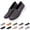 04# Dark Gray, variant on Women Mesh Walking Shoes 2026 Summer Breathable Non-Slip Soft Sole Slip-on Loafers Tennis Shoes,Pink#43