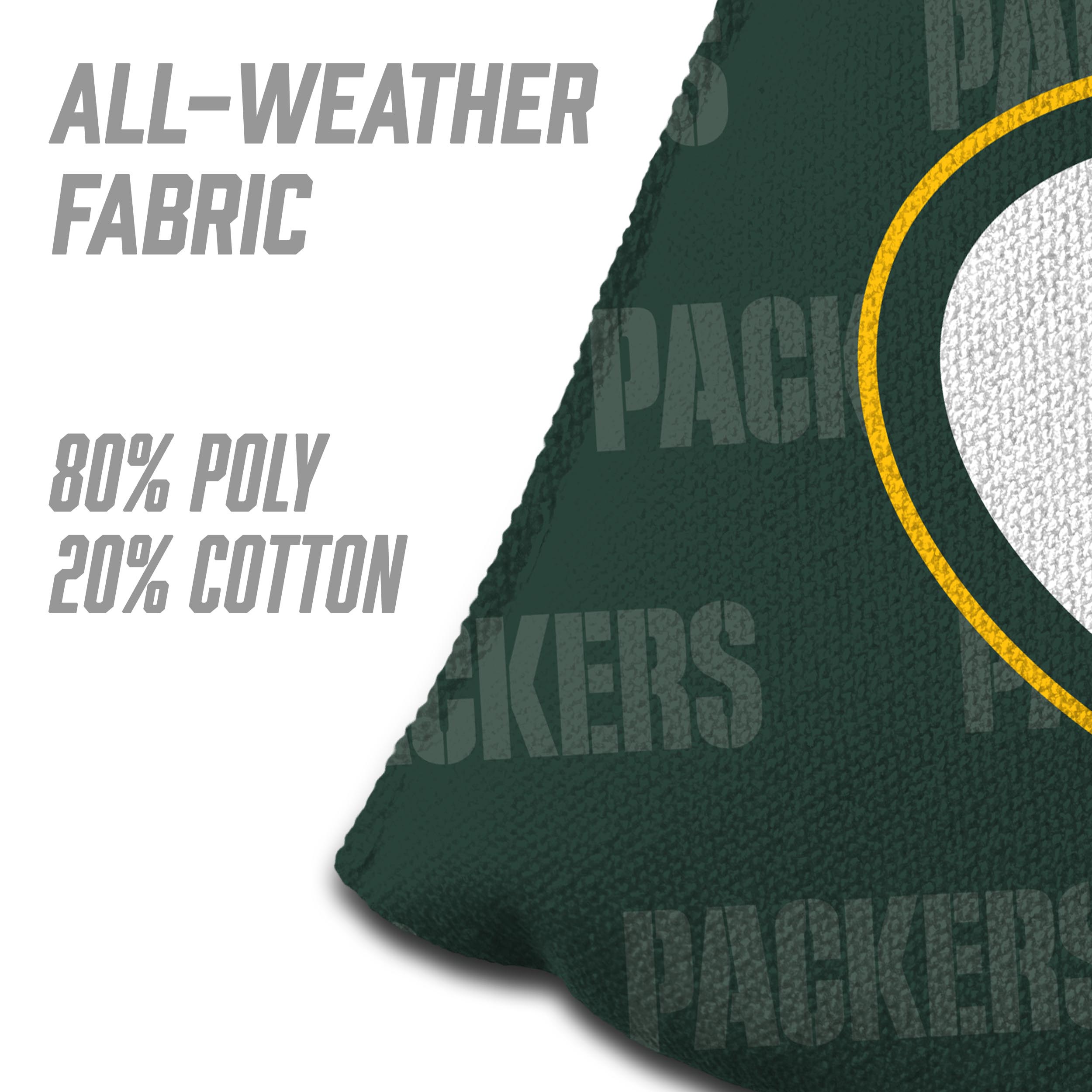 NFL Green Bay Packers Cornhole Bags - 4PK - Green