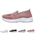 thumbnail image 4 of AUDeals Womens Orthopedic Slip On Walking Shoes Air Cushion Lightweight Soft Sole Arch Support Sneakers (Pink, 6.5), 4 of 8