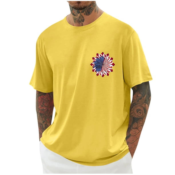 Tops para hombre, blusas y camisas de cuello redondo y manga corta para hombre, blusas casuales de cuello redondo con estampado de moda para hombre, blusas de cuello redondo y manga corta, camisas par