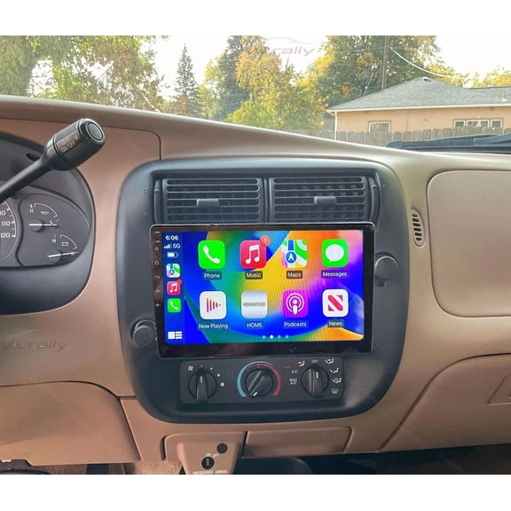 10.1 Inch 4 64GB Android Car Stereo For Ford Ranger 1998–2006, Wireless CarPlay & Android Auto, with AHD Backup Camera