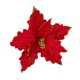thumbnail image 2 of Flores brillantes para decoraciones de árboles de Navidad, flores artificiales de Navidad para rojo, 2 of 9
