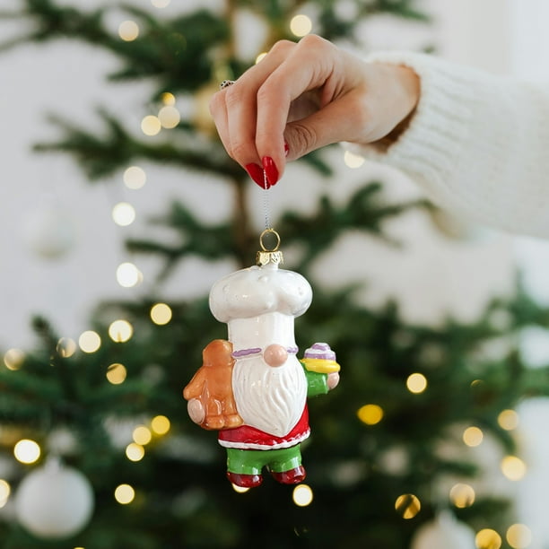 Adornos Navideños de Plástico para Árbol de Navidad | Adornos Navideños Rojos para Colgar En La Ventana | Colgantes de Plástico Ligeros E Irrompibles con Acabado Brillante | Diseños Festivos de Oso d
