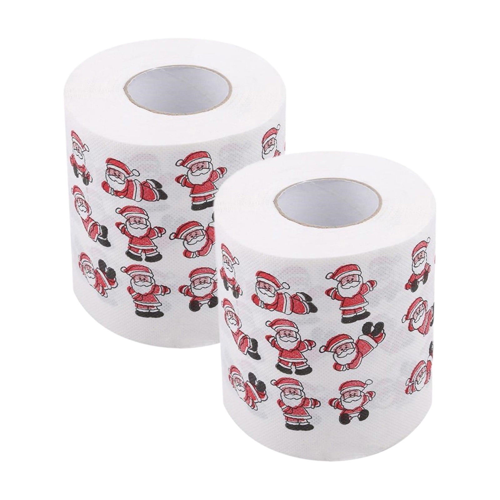 Christmas Paper Napkins,Napkins Paper Everyday Christmas Printing Roll Toilet Roll Wood Pulp Household 2-Ply Toilet Paper Sanitary Napkin Christmas Napkins Paper,Christmas Toilet Paper