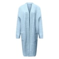 thumbnail image 5 of Long Cardigan Sweaters for Women Long Sleeve Loose Casual Open Front Knit Coatigan with Pockets Fall Winter Sweater Coats, 5 of 5