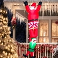thumbnail image 1 of Papá Noel inflable colgante de 8 pies de Joiedomi para escalar con LED elfo, 1 of 7