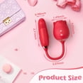 thumbnail image 5 of Rose Toy Vibrator, 3 en 1 Rose Sex Stimulator para mujeres Sincero Electrónica, 5 of 5