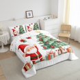 thumbnail image 3 of Manfei Happy Christmas Bedding Comforter Set,Cute Cartoon Gnome Twin Comforter Sets,Chic Xmas Tree Gifts Bedding Set For Teens,Ultra Soft Home Decor Reversible,2 Pieces, 3 of 8