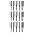 thumbnail image 1 of 30 Pcs Two Flutes Straight End Mills Straight Slot Bit Wood Cutter Two Double Flute Bits 3.175X2X17mm for CNC Router, 1 of 8