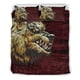 thumbnail image 3 of Juego de cama vikingo Fenrir sobre fondo de luna de sangre RLT12, 3 of 6