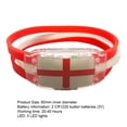 thumbnail image 1 of Pulsera LED que anima la bandera nacional de silicona que ilumina las pulseras luminosas (Inglaterra) Likrtyny Para estrenar, 1 of 8