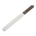 thumbnail image 2 of Straight Cake Icing Spatula, 6 Inch/8 Inch/10 Inch Size Optional Stainless Steel Wooden Handle Cake Decorating Spatula for Home, Kitchen or Bakery, 2 of 7
