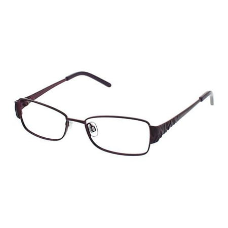 ELLEN TRACY Eyeglasses SYDNEY Aubergine 47MM