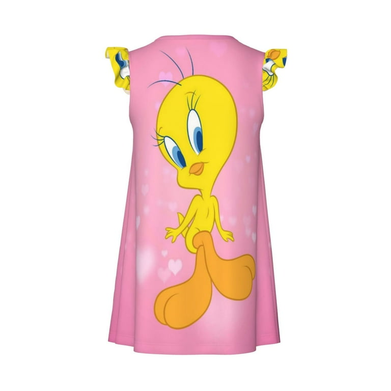 Girls Tweety Bird Nightgowns Pajamas Kids Sleepwear Night Dress Sleep Clothes Nightshirt Nightie Walmart