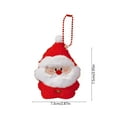 thumbnail image 3 of Christmas Tree Plush Ornaments,3 Pcs Small Plush Christmas Hanging Ornament Set, Snowman Hanging Plushies for Mini Chritmas Tree Hanging Decoration Supplies Home Decor, 3 of 6