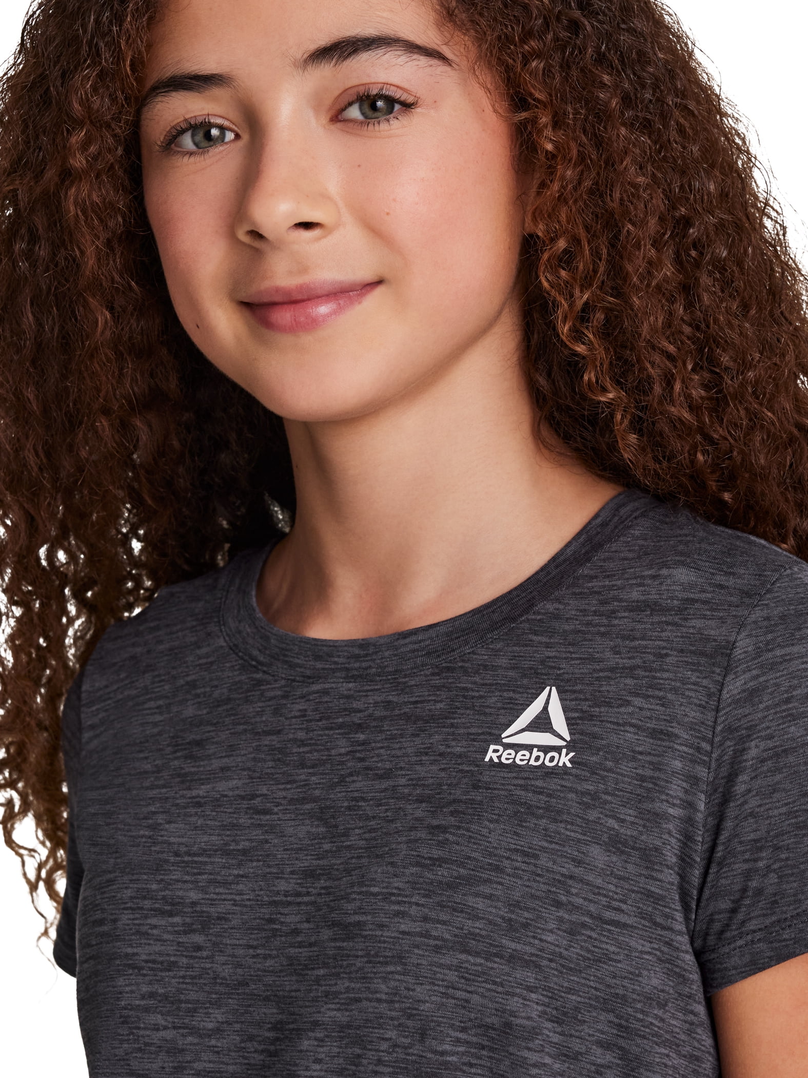 Reebok Girl's Short Sleeve Performance T-Shirt, Sizes 4-18
