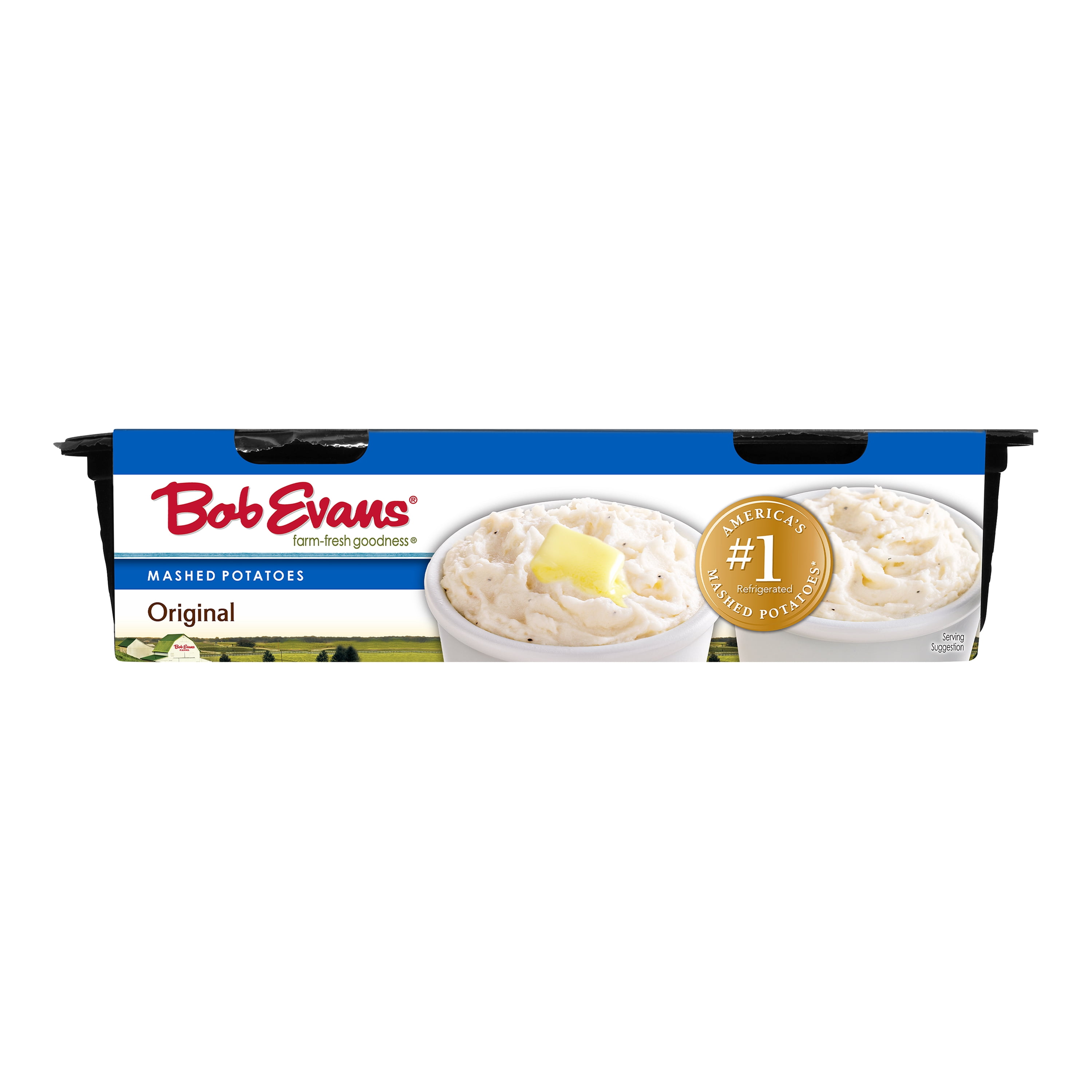 Bob Evans Gluten-Free Single Serve Original Mashed Potatoes, 12 oz, 2 Ct Cups