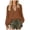 Coffee, variant on Women's Long Sleeve Ruffled V Neck Tops Pullover Boho Flowy Shirts, Trendy Lightweight Solid Color Loose Fit Blouse, Work Office Pullover Tees Casual Beach Vacation Style (White, M)
