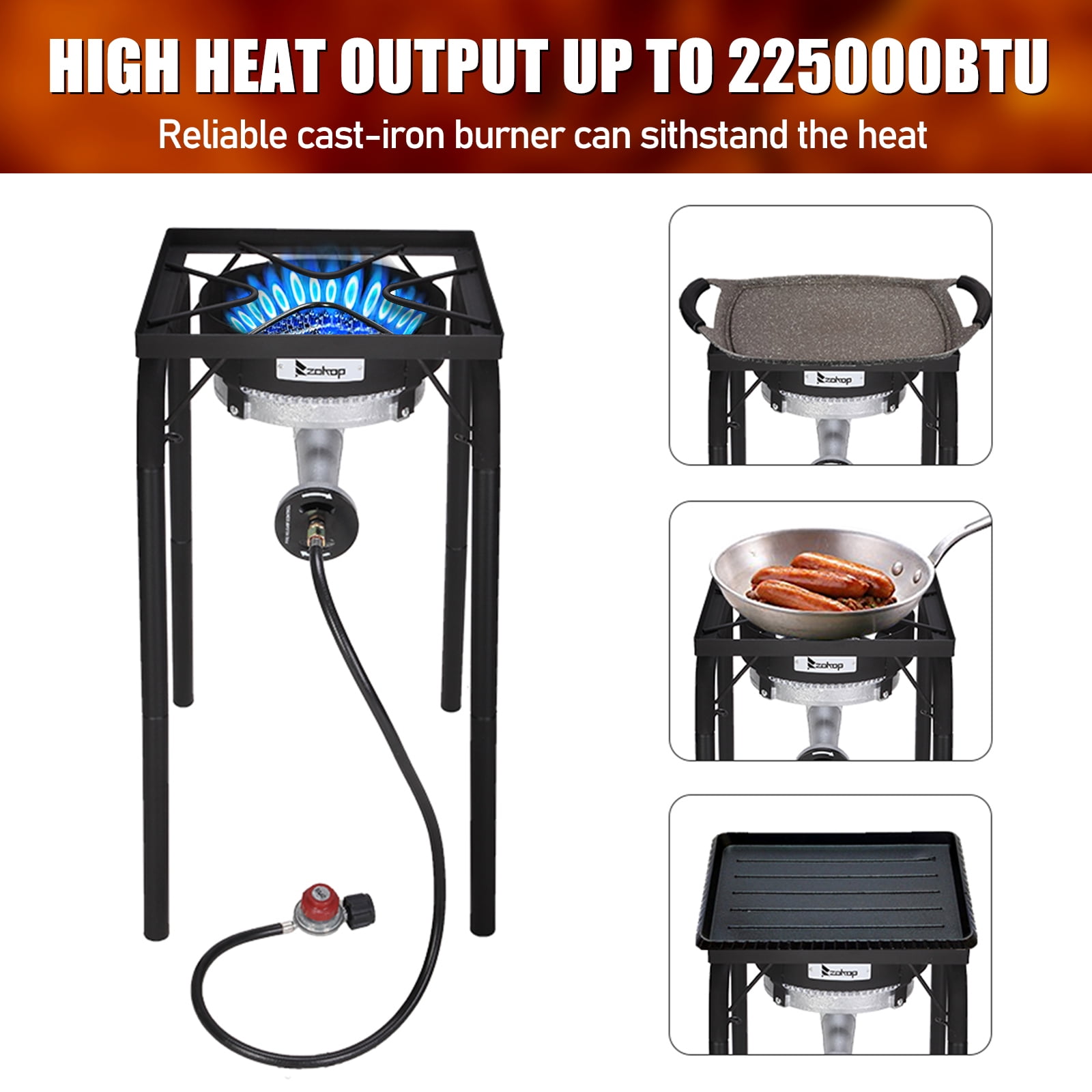 BesBuy Gas Cooker Propane Single Burner Camp Stove Botswana Ubuy