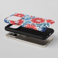 thumbnail image 2 of Floral For All iPhone Series Protective Phone Case Watercolor Art Red Blue, 2 of 7