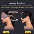 thumbnail image 5 of (Rosé) Antifaz para dormir 3D, antifaz de noche, antifaz para ojos, cubierta para ojos para dormir, cómodo y ajustable, apagón contorneado, seguro para extensiones de pestañas, protector para dormir oso de fresa Electrónica, 5 of 5