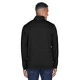 thumbnail image 2 of Men's Newbury Mélange Fleece Quarter-Zip - BLACK HEATHER - 2XL, 2 of 3