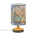 thumbnail image 2 of Blue Hydrangeas Table Lamp with USB Port LED Warm Light Lamp Night Light Home Decor, 2 of 7