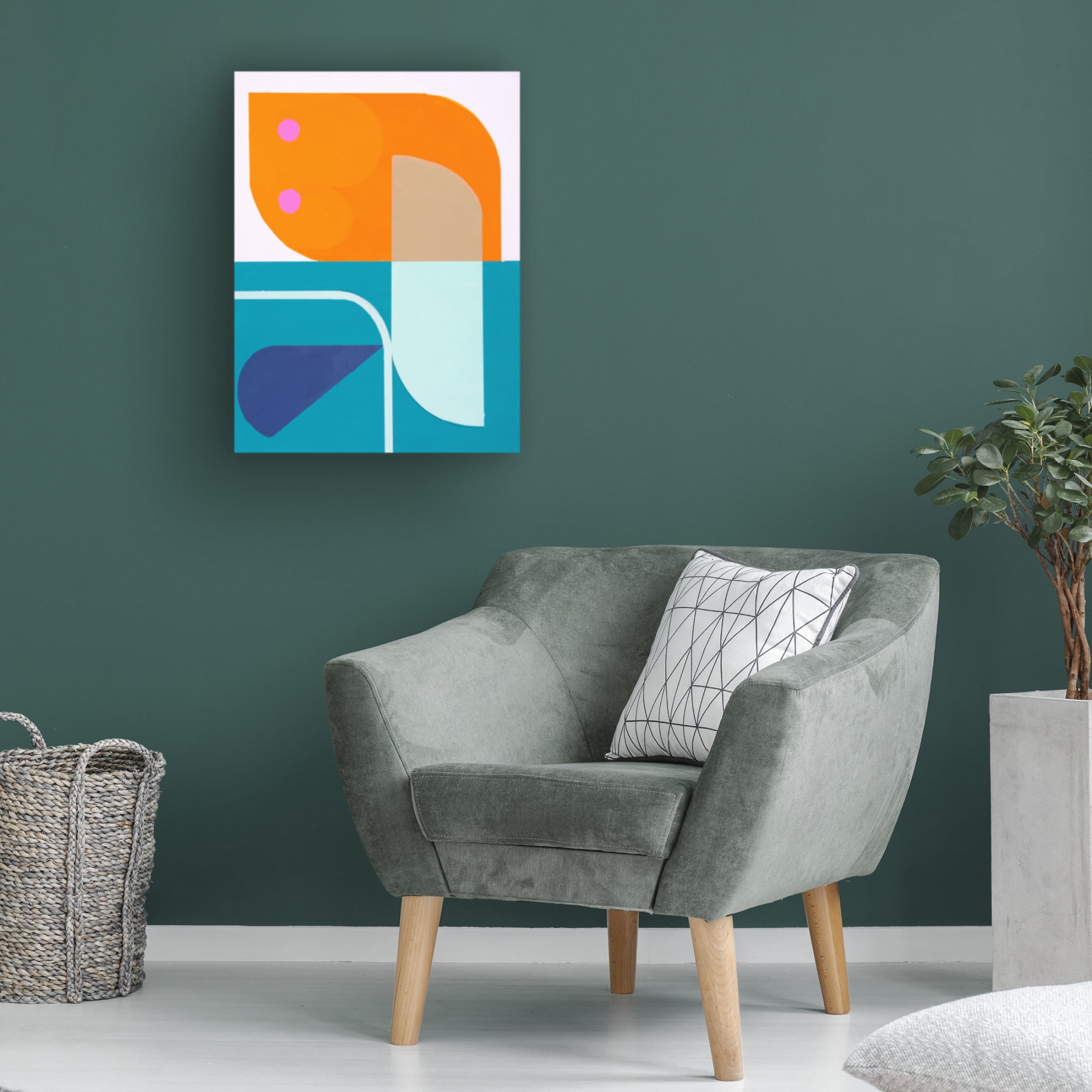 Canvas Wall Art - Marion Griese 'Running Toward The Sun 2' Wall Art for Living Room, Bedroom, or Office Décor by Trademark Fine Art - 14 x 19 Inches