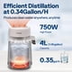 thumbnail image 4 of Destilador de agua VIVOHOME 4L 750W Smart Switch blanco, 4 of 7