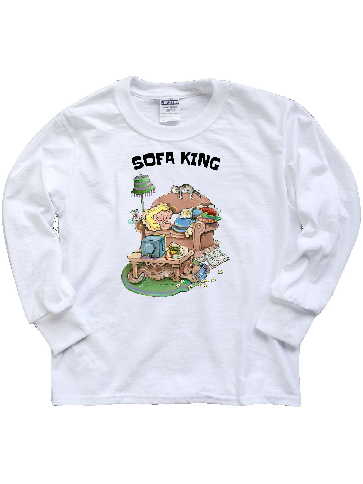 inktastic Sofa King Long Sleeve Creeper Gary Patterson