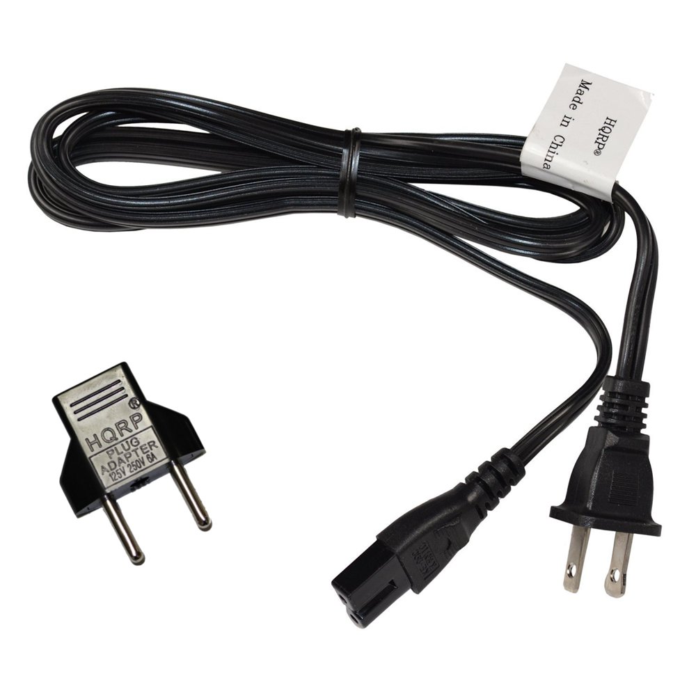 HQRP AC Power Cable Cord for VIZIO ESeries E Series E221A1 E241A1