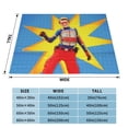 thumbnail image 4 of Henry Danger Fleece Blanket Super Soft Cozy Throw Blanket Fuzzy Comfy Flannel Blanket Warm Plush Blankets And Throws For Couch, Sofa, Bed 50"X40", 4 of 7